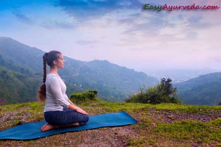 Vajrasana - The Diamond Posture | Benefits | Learn Yogasanas Online | Yoga  and Kerala