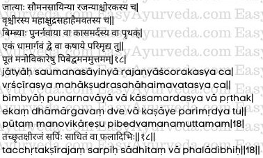 Charaka Kalpa Sthana 4th Chapter Dhamargava Kalpa